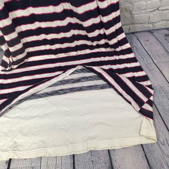 Splendid Navy White Pink Long Maxi Stripes Festival Preppy Sleeveless Dress S - Picture 9 of 13